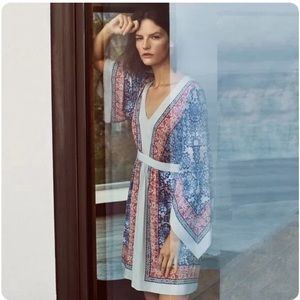 BCBGmaxazria Jenissa Blossoms kimono dress